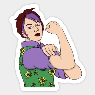 Hidden disability girl Sticker